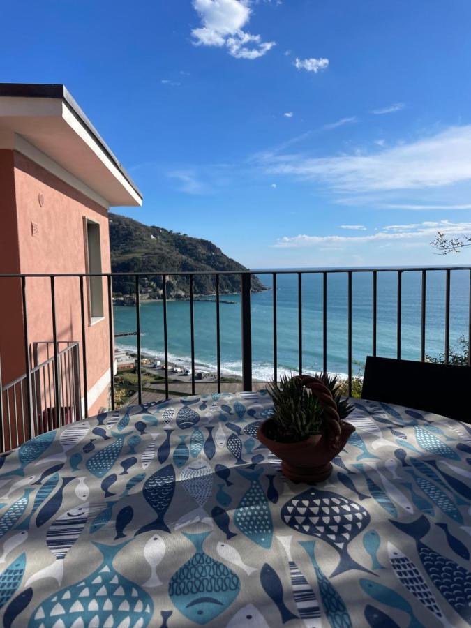 Apartmán Ocean View Flat With Wi-Fi, Ac And Elevator To Town Levanto Exteriér fotografie